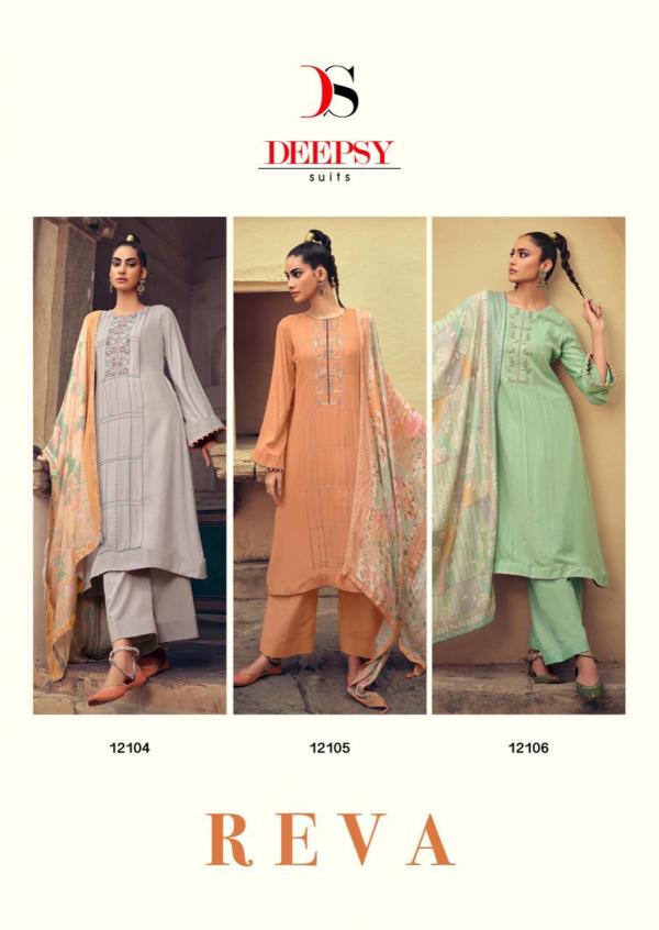 Deepsy Reva Winter Wear Pashmina Embroidery Dress material Collection